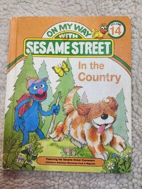 On My Way with Sesame Street: In the Country Volume 14 Hardcover Childrens 1989